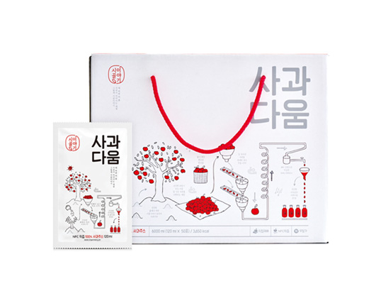 사과다움 120ml x 50포